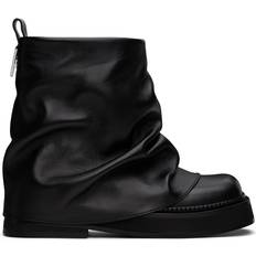 The Attico Black Mini Robin Combat Boots Black IT