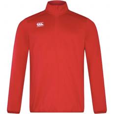 Red Base Layer Tops Canterbury Mens Club Half Zip Mid Layer Top Red 42.5" Chest 108cm