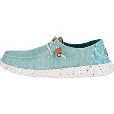 Turquoise - Women Trainers Hey Dude Wendy Heathered SlipOn Sneaker Women's Light Turquoise Slip-Ons