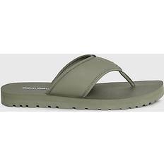 Calvin Klein Women Flip-Flops Calvin Klein Jeans Men's Thong Sandal Slipon RP in BTW YM0YM00943 Flat, Green Dusty Olive