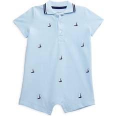 Little Me Baby Boy's Sailboat Graphic Romper Blue Months 12 Months