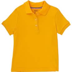French Toast Toddler Girls' Short Sleeve Picot Collar Polo Shirt Gold, Toddler Uniform Accessories at Academy Sports
