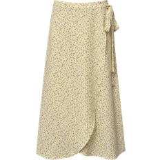 A View Peony Wrap Skirt - Light Yellow