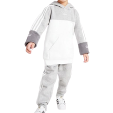 Adidas Kid's Originals Colour Block Overhead Tracksuit - Grey (IX1847)