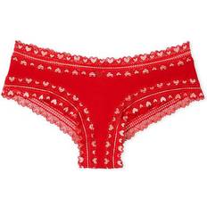 Victoria's Secret The Lacie Lace Waist Knickers - Red