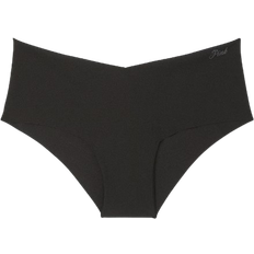 PINK No Show Cheeky Panty - Pure Black