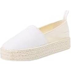 Calvin Klein Women Low Shoes Calvin Klein Jeans Women PLATFORM ESPADRILLE MIX ML MTL, Creamy White/White