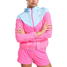 Montirex Move Windbreaker Jackets - Neon Pink/Blue