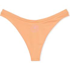 PINK Seamless High Leg Thong Panty - Peach Jam in Palm Tree Graphic