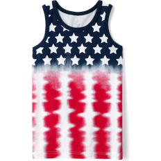 Boys - L Tank Tops The Children's Place Boy's Americana Tank Top - White