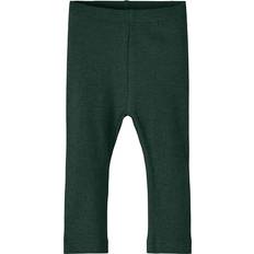 Name It Kab Basic Rib Leggings - Pine Grove (13198040)