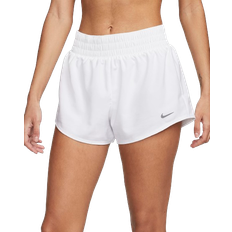 Nike One Women's Dri-FIT Mid-Rise 3" Brief-Lined Shorts - White