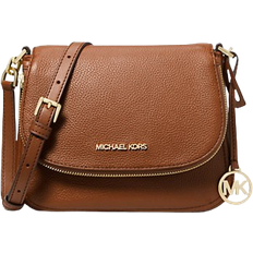 Michael Kors Bedford Small Shoulder Bag In Pebbled Leather - Luggage