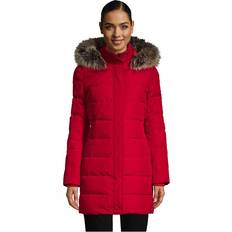 Lands' End Women Coats Lands' End Plus Down Winter Coat Rich red 3X