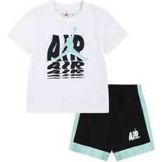 Jordan Galaxy Toddler French Terry Shorts Set Black 2T