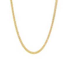 Giani Bernini Belk & Co Millimeter Solid Round Wheat Chain Necklace in Gold Over Silver, in 24 in