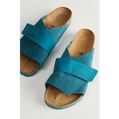 Birkenstock Men Slides Birkenstock Kyoto Sandal in Deep Turquoise at Urban Outfitters M 10/W 12