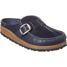 Birkenstock Buckley Grained Narrow Leather Clog - Blue