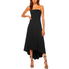 Susana Monaco Strapless High Low Dress Black