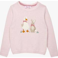 Trotters Duck And Bunny Sweater 6-11 Years pink 10-11