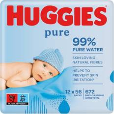 Huggies Pure Baby Wipes 672pcs