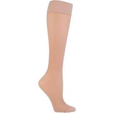 IOMI 4-7 UK, Natural Ladies 18 mmHg Graduated Compression Travel Socks for DVT