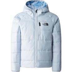 The North Face Girl's Perrito Reversible Jacket - Dusty Periwinkle/Dusty Periwinkle Logo/Geometry Print
