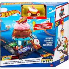 Hot Wheels City Downtown Ice Cream Swirl