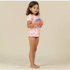 Babies Bathing Suits Children's Clothing NABAIJI Decathlon Kini Swimsuit Top Fruit Print Light Pink Years