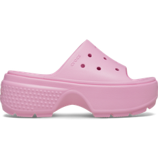 Crocs Stomp Slides - Pink Tweed