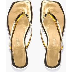 TKEES Square Toe Lily Mirror Gold