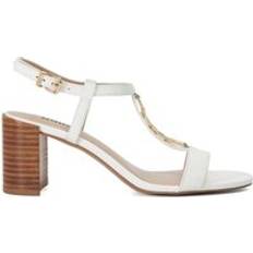 Platform - Women Heeled Sandals Dune London 'Justify' Leather Sandals White