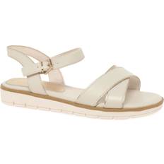 Marco Tozzi Womens Buckle Sandals White