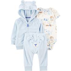 Carter's Baby's Dog Little Jacket Set 3-piece - Blue