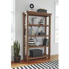 Natural Shelving Systems Modus Furniture Autumn Flint Oak Open Unit Shelving System