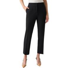 Kasper Women's Cropped Mid Rise Pants Black