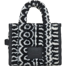 Marc Jacobs Textile Totes & Shopping Bags Marc Jacobs The Monogram Medium Teddy Tote Bag - Black/Ivory