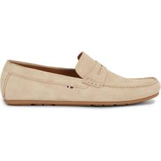 Tommy Hilfiger Suede Cleat Flag Driver - Beige