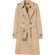 Burberry S Outerwear Burberry Mid Length Kensington Heritage Trench Coat - Honey