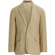 Beige - Men Suits Polo Ralph Lauren Polo Soft Modern Linen Suit Jacket - Coastal Beige