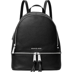 Michael Kors Rhea Medium Leather Backpack - Black