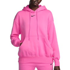 Nike Sportswear Phoenix Fleece Oversized Pullover Hoodie Women's - Playful Pink/Black