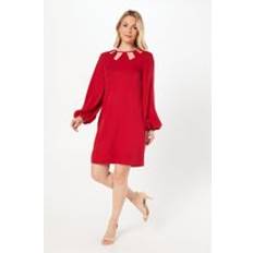 Pleats Dresses Wallis Cut Out Detail Shift Dress Red