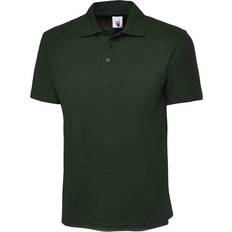 3XL - Unisex Polo Shirts Uneek Active Poloshirt UC105 Bottle Green Colour: Bottle Green