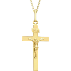 T.H.Baker Crucifix Pendant Chain - Gold