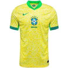 Nike Men's Brazil 2024 Stadium Home Dri-Fit Football Replica Shirt