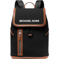 Michael Kors Brooklyn Cotton Canvas Backpack - Black