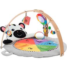 Baby Einstein Zen's Activity Milestones Plush Gym with Wooden Bar