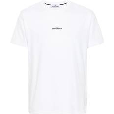 Stone Island Institutional Four Print T-shirts - White