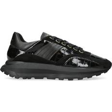 Kurt Geiger Men Trainers Kurt Geiger London Men's Trainers Black Block Print Leather